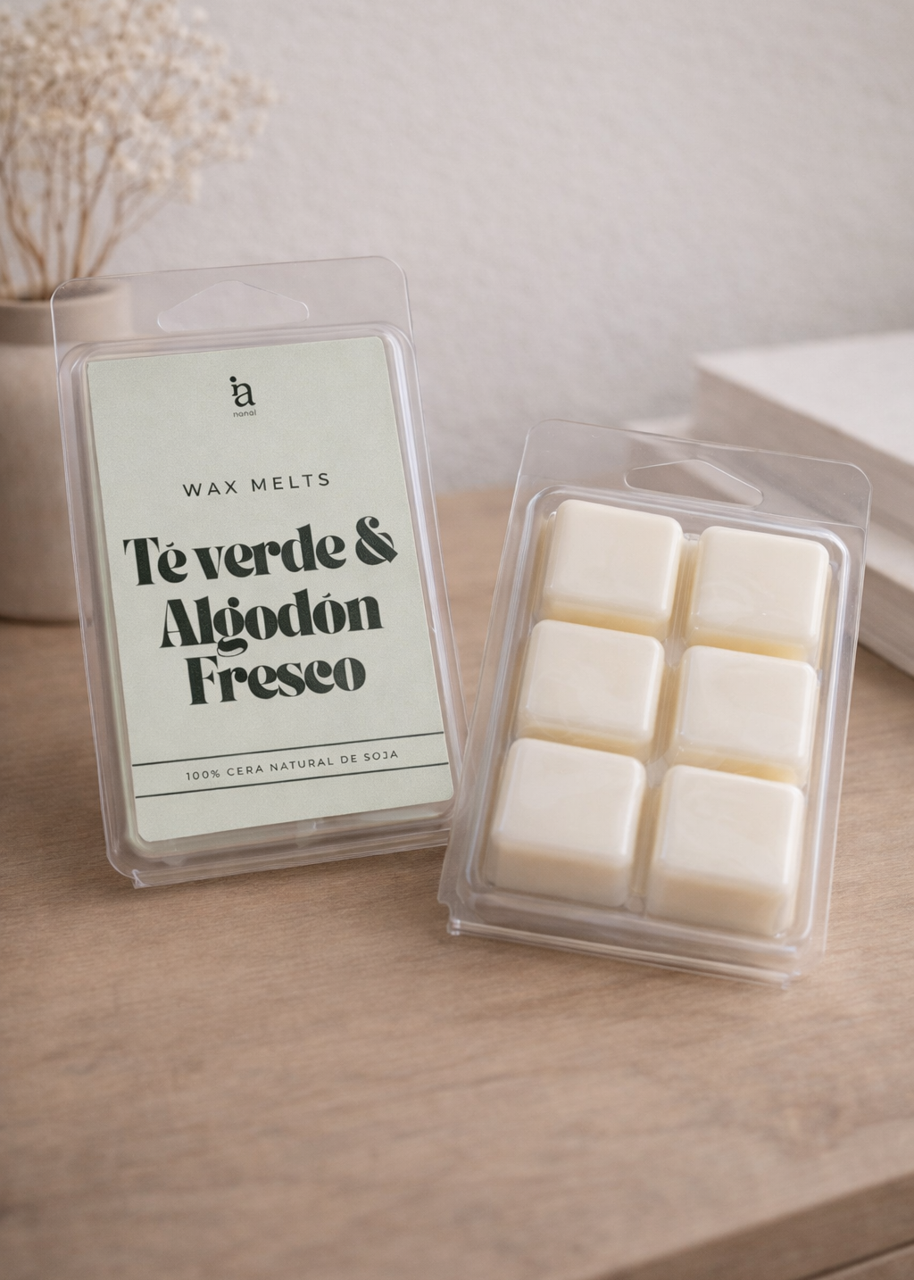 Wax-Melts | Té verde & Algodón fresco
