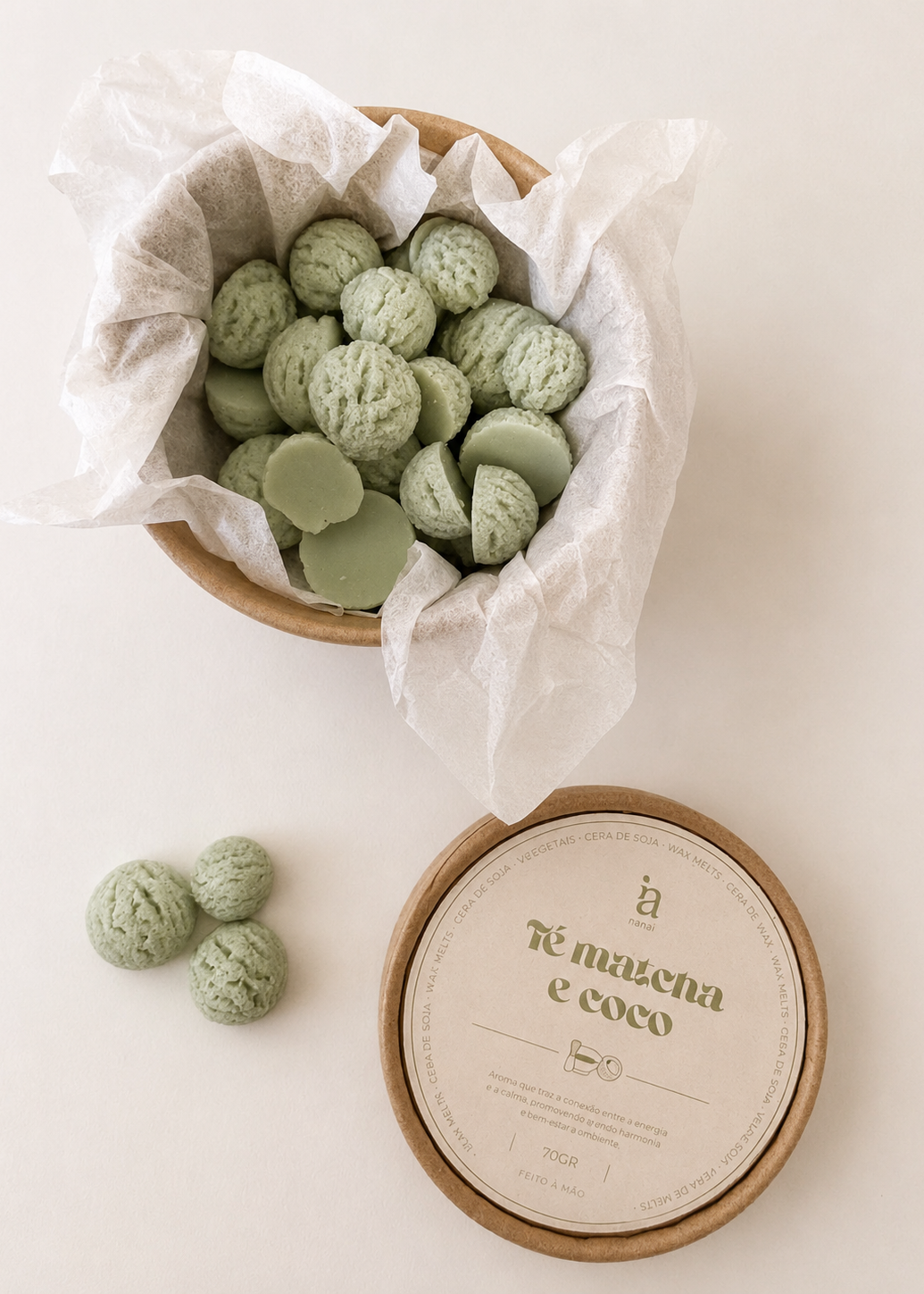 Wax-Melts | Té Matcha e Coco